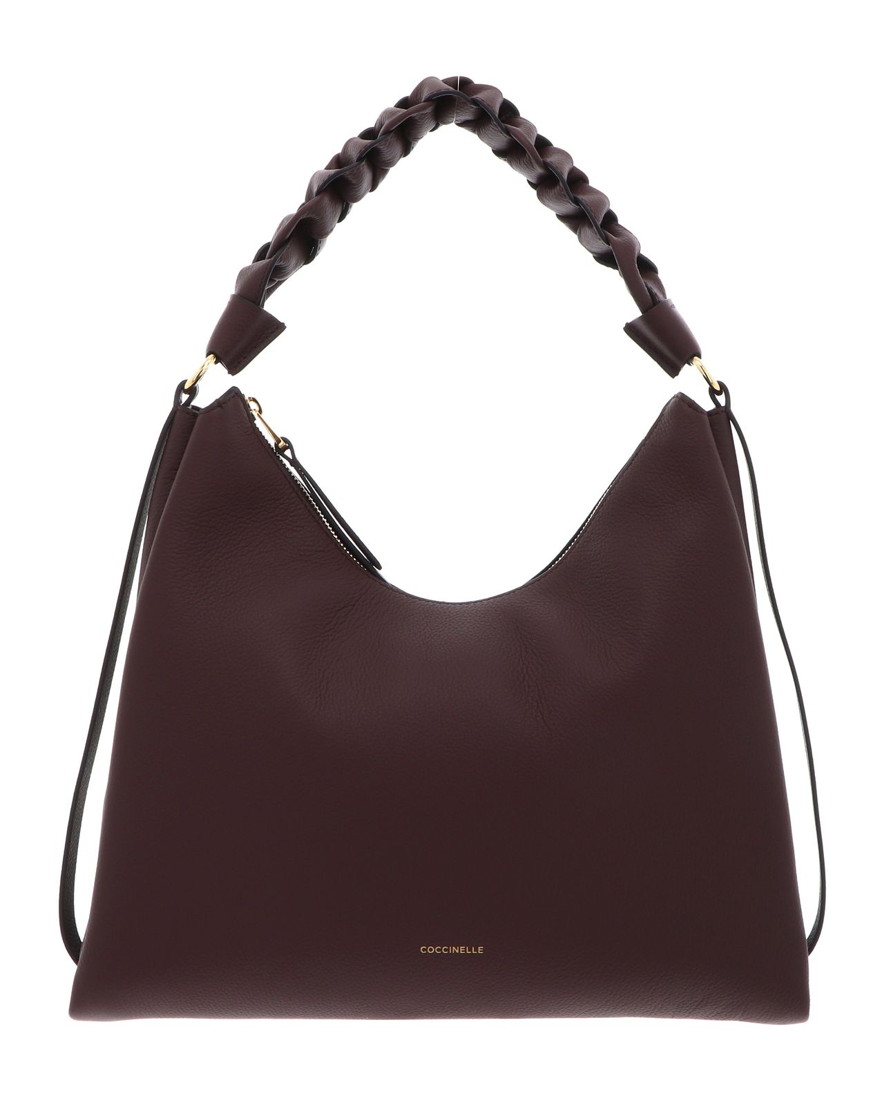 COCCINELLE Boheme Grana Double Shoulder Bag L Berry / Wint. Rose