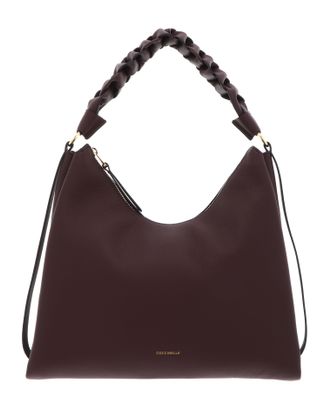 COCCINELLE Boheme Grana Double Shoulder Bag L Berry / Wint. Rose