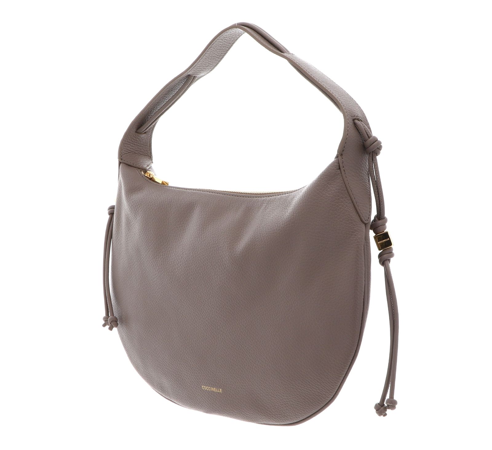 COCCINELLE Thess Handbag Grained Leather Warm Taupe COCCINELLE Thess Handbag Grained Leather Warm Taupe