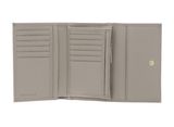 COCCINELLE Metallic Soft Wallet Grainy Leather Eucalipto COCCINELLE Metallic Soft Wallet Grainy Leather Eucalipto