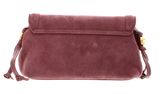 COCCINELLE Thess Mini Bag Suede Leather / Grained Leather Wint. Rose / W. Ros COCCINELLE Thess Mini Bag Suede Leather / Grained Leather Wint. Rose / W. Ros