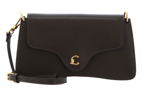 COCCINELLE C-Me Calf Hi-Tech Crossbody Bag Fango COCCINELLE C-Me Calf Hi-Tech Crossbody Bag Fango