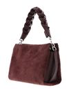 COCCINELLE Boheme Handbag Suede Grainy Leather Berry / Berry COCCINELLE Boheme Handbag Suede Grainy Leather Berry / Berry