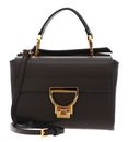 COCCINELLE Arlettis Handbag Grainy Leather Fango COCCINELLE Arlettis Handbag Grainy Leather Fango