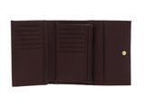 COCCINELLE Metallic Soft Wallet Grainy Leather Berry COCCINELLE Metallic Soft Wallet Grainy Leather Berry