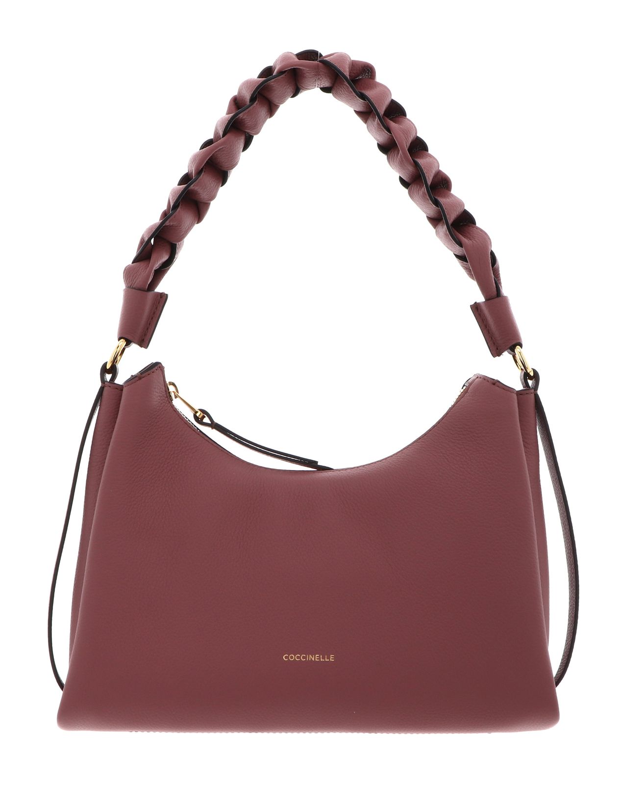 COCCINELLE Boheme Grana Double Shoulder Bag M Wint. Rose / Berry