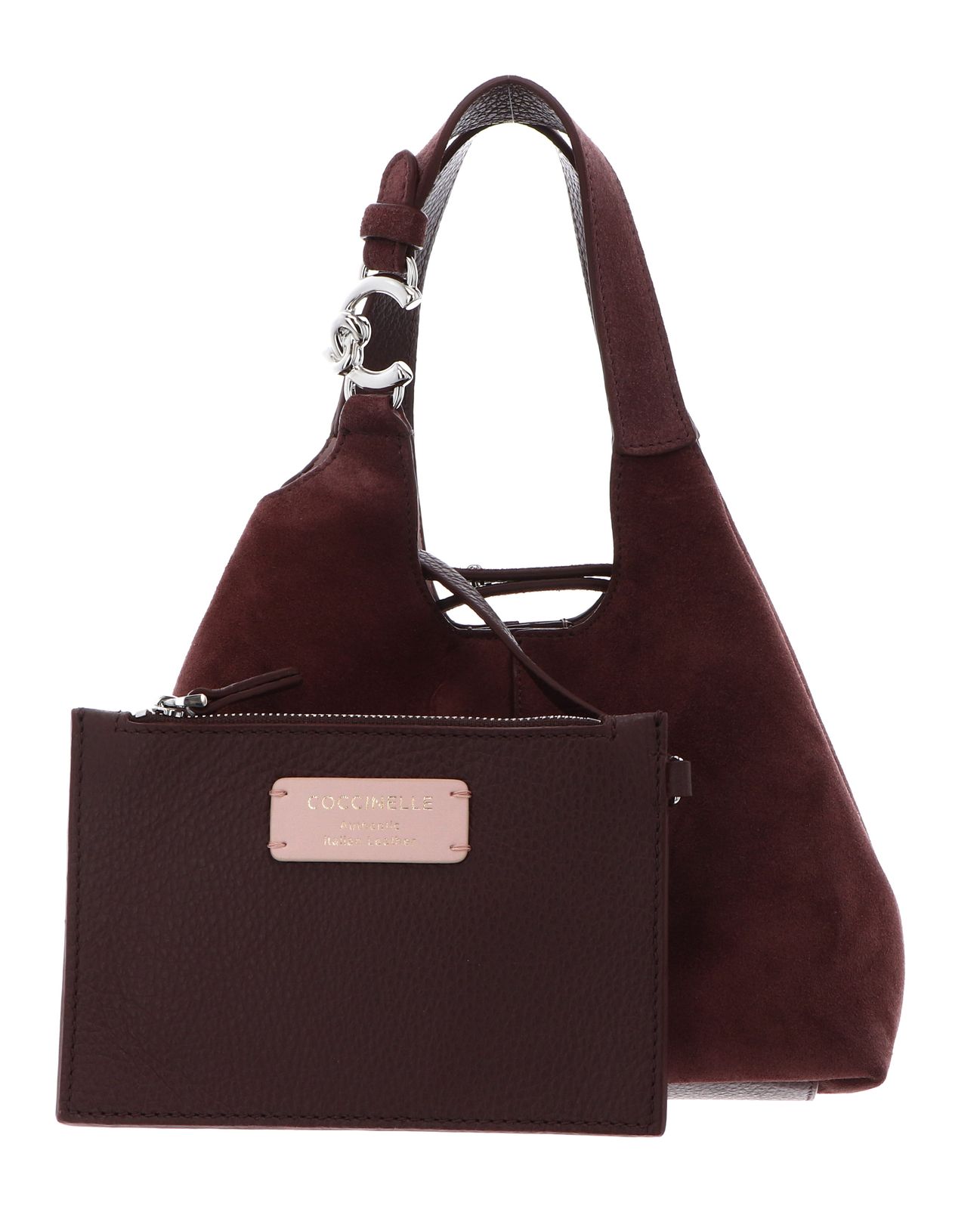 COCCINELLE C-Easy Handbag Suede Berry / Berry