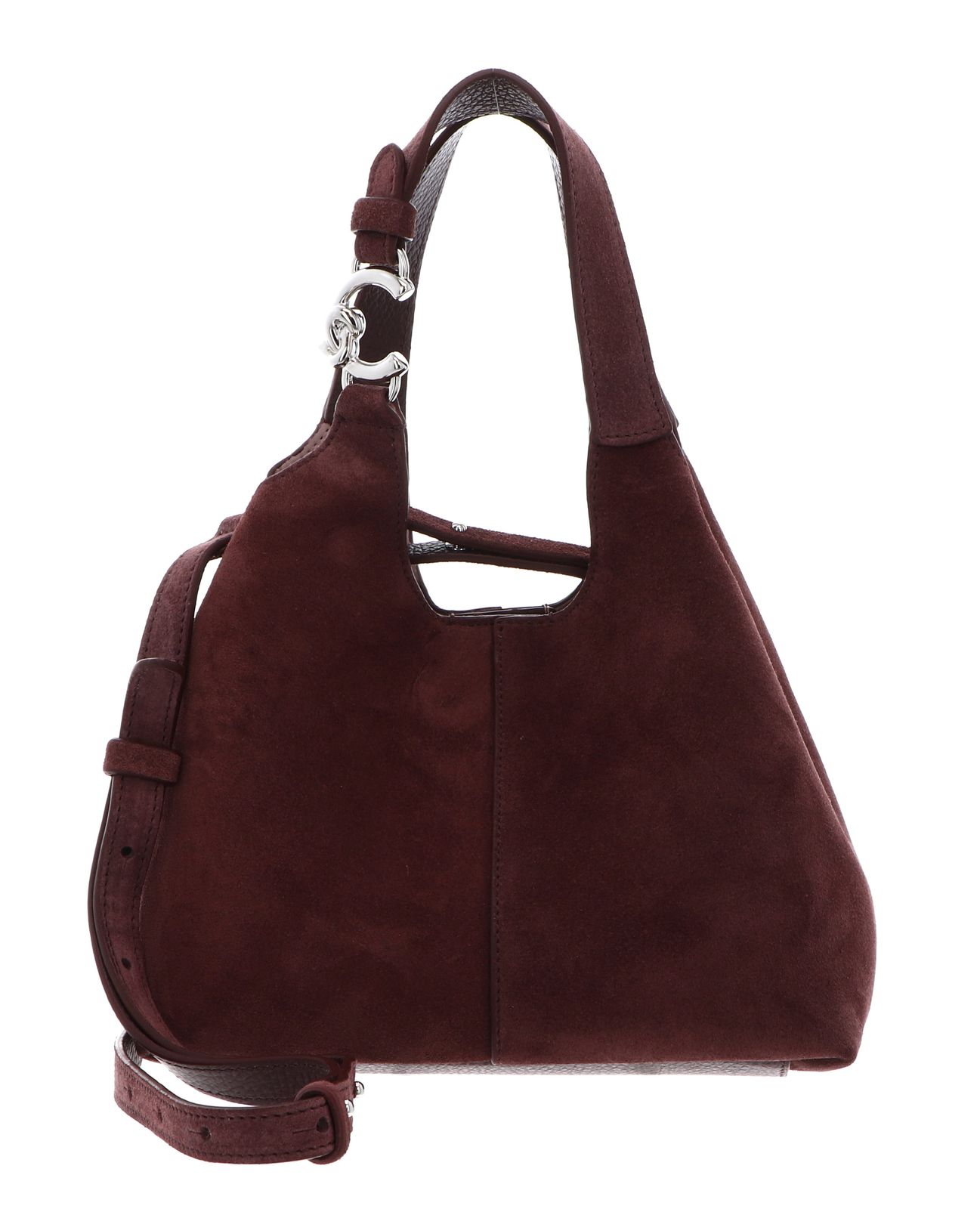 COCCINELLE C-Easy Handbag Suede Berry / Berry COCCINELLE C-Easy Handbag Suede Berry / Berry