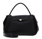COCCINELLE Pansy Smooth Leather / Suede Leather Handbag S Noir / Noir COCCINELLE Pansy Smooth Leather / Suede Leather Handbag S Noir / Noir