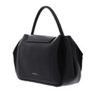COCCINELLE Pansy Smooth Leather / Suede Leather Handbag S Noir / Noir COCCINELLE Pansy Smooth Leather / Suede Leather Handbag S Noir / Noir
