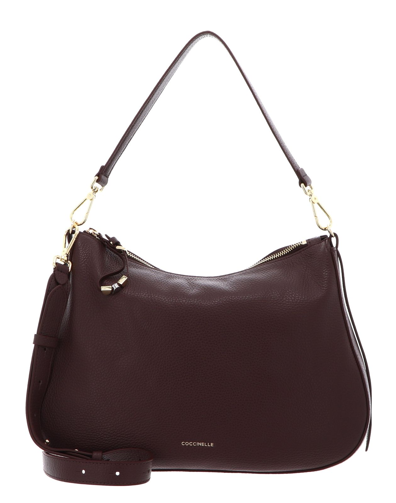 COCCINELLE Nory Handbag Grained Leather Berry