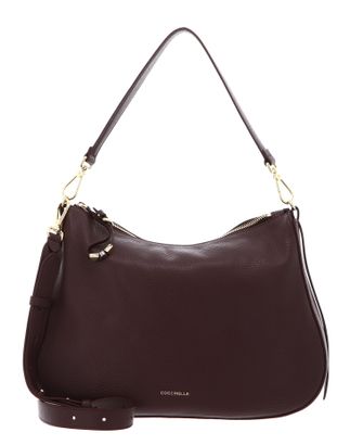 COCCINELLE Nory Handbag Grained Leather Berry COCCINELLE Nory Handbag Grained Leather Berry