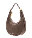 COCCINELLE Whisper Mini Bag Suede Leather / Grained Leather Warm Taupe COCCINELLE Whisper Mini Bag Suede Leather / Grained Leather Warm Taupe