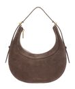 COCCINELLE Whisper Mini Bag Suede Leather / Grained Leather Warm Taupe COCCINELLE Whisper Mini Bag Suede Leather / Grained Leather Warm Taupe