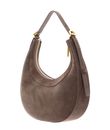 COCCINELLE Whisper Mini Bag Suede Leather / Grained Leather Warm Taupe COCCINELLE Whisper Mini Bag Suede Leather / Grained Leather Warm Taupe