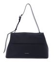 COCCINELLE Fern Shoulder Bag Grained Leather Midnight Blue COCCINELLE Fern Shoulder Bag Grained Leather Midnight Blue