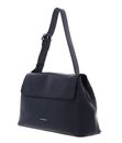 COCCINELLE Fern Shoulder Bag Grained Leather Midnight Blue COCCINELLE Fern Shoulder Bag Grained Leather Midnight Blue