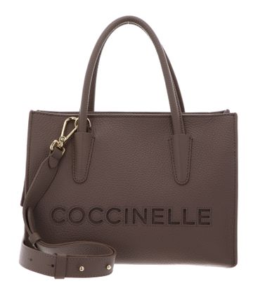 COCCINELLE Myrtha26 Handbag Grained Leather Warm Taupe