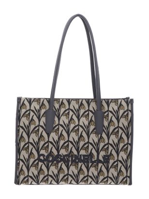COCCINELLE Myrtha26 Handbag Snowdrop Tapest. / Grained Le. Mul. Stove / Stove