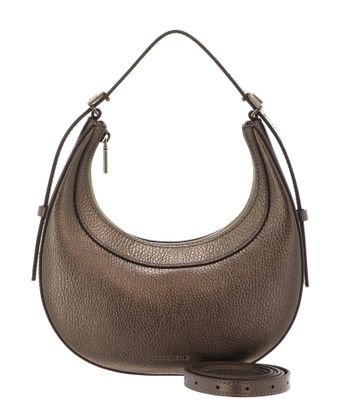 COCCINELLE Whisper Grained Leather Mini Bag Antique Brass