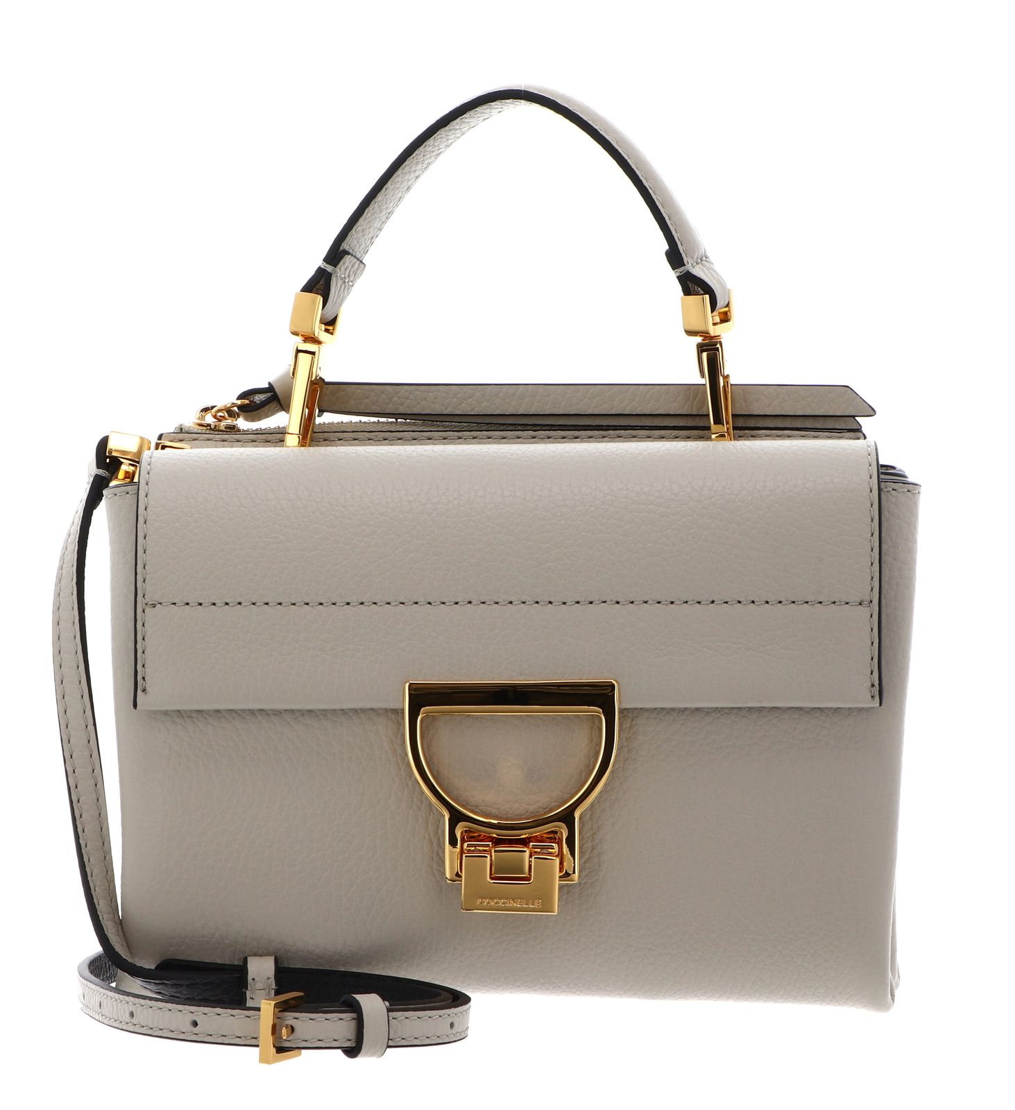 COCCINELLE Arlettis Handbag Grainy Leather Eucalipto