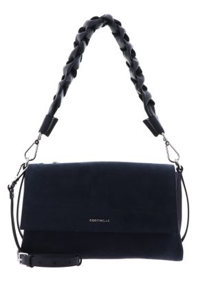 COCCINELLE Boheme Shoulder Bag Suede Leather / Grained Lea. Midn. Bl / Midn. Bl COCCINELLE Boheme Shoulder Bag Suede Leather / Grained Lea. Midn. Bl / Midn. Bl
