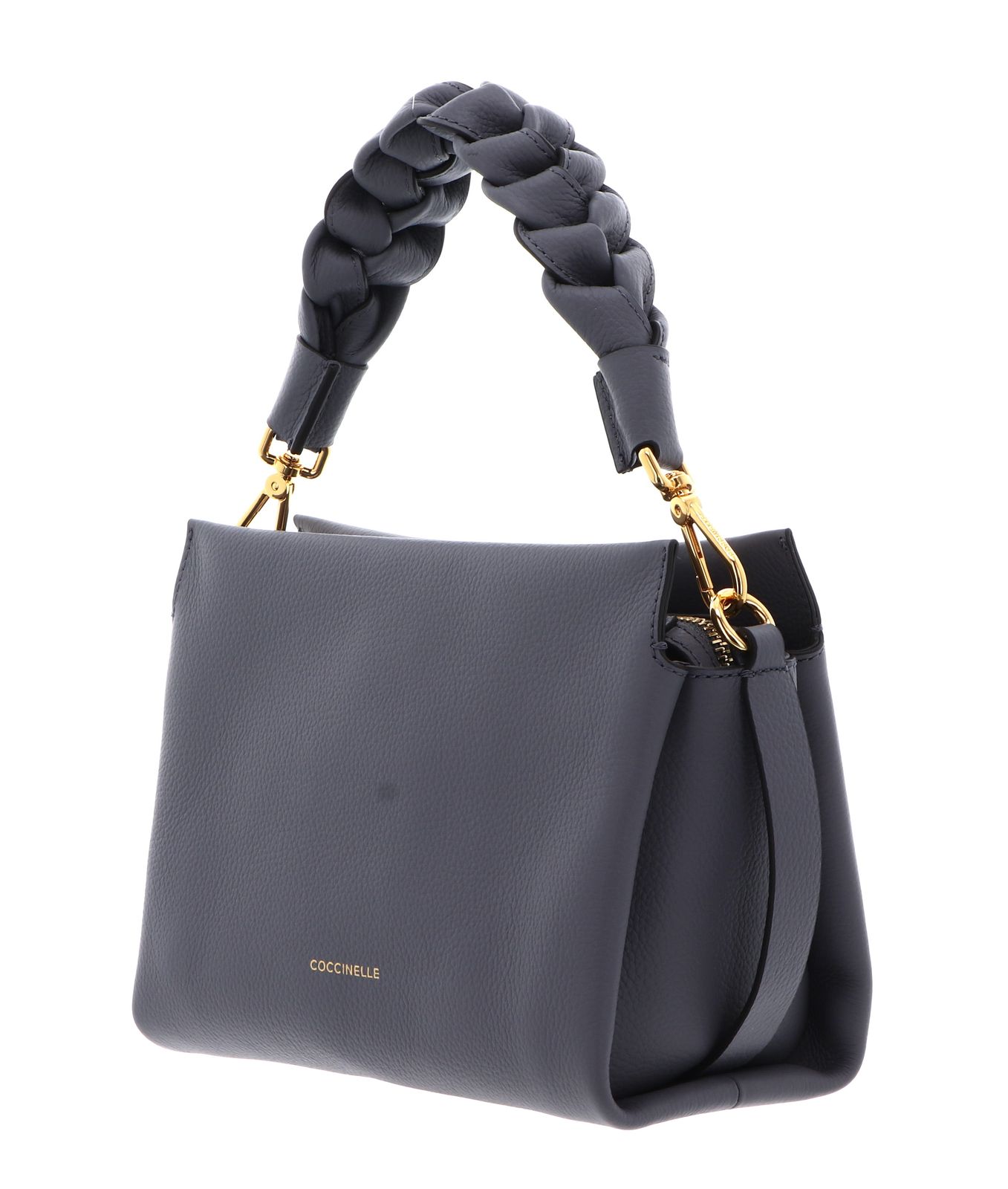 COCCINELLE Boheme Grana Double Crossbody Double Grainy Leather Stove / Midn. Blue COCCINELLE Boheme Grana Double Crossbody Double Grainy Leather Stove / Midn. Blue