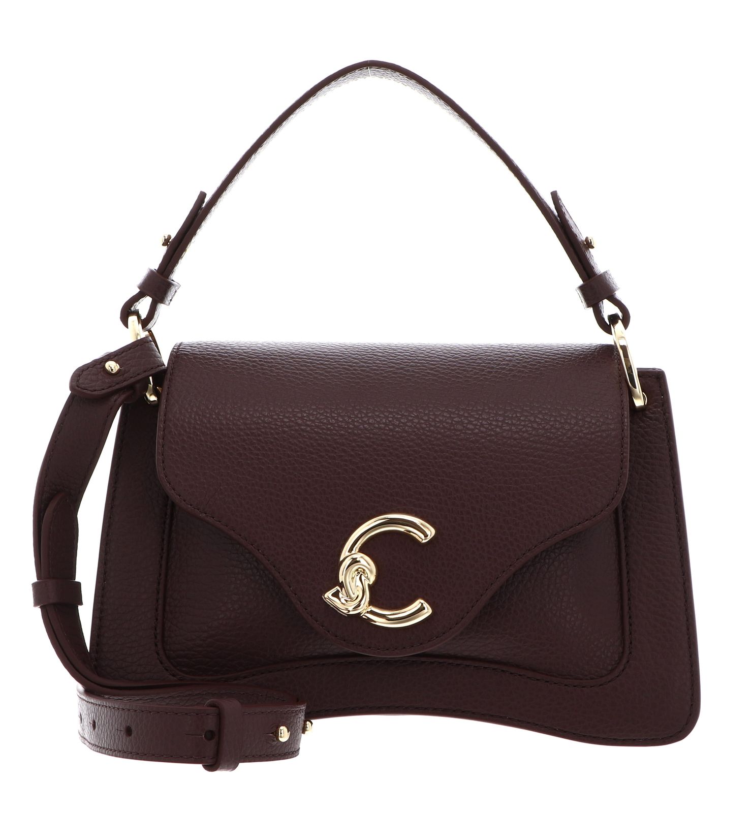 COCCINELLE C-Me Handbag Grained Leather Berry