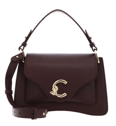 COCCINELLE C-Me Handbag Grained Leather Berry COCCINELLE C-Me Handbag Grained Leather Berry