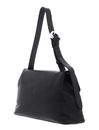 COCCINELLE Fern Shoulder Bag Grained Leather Noir COCCINELLE Fern Shoulder Bag Grained Leather Noir