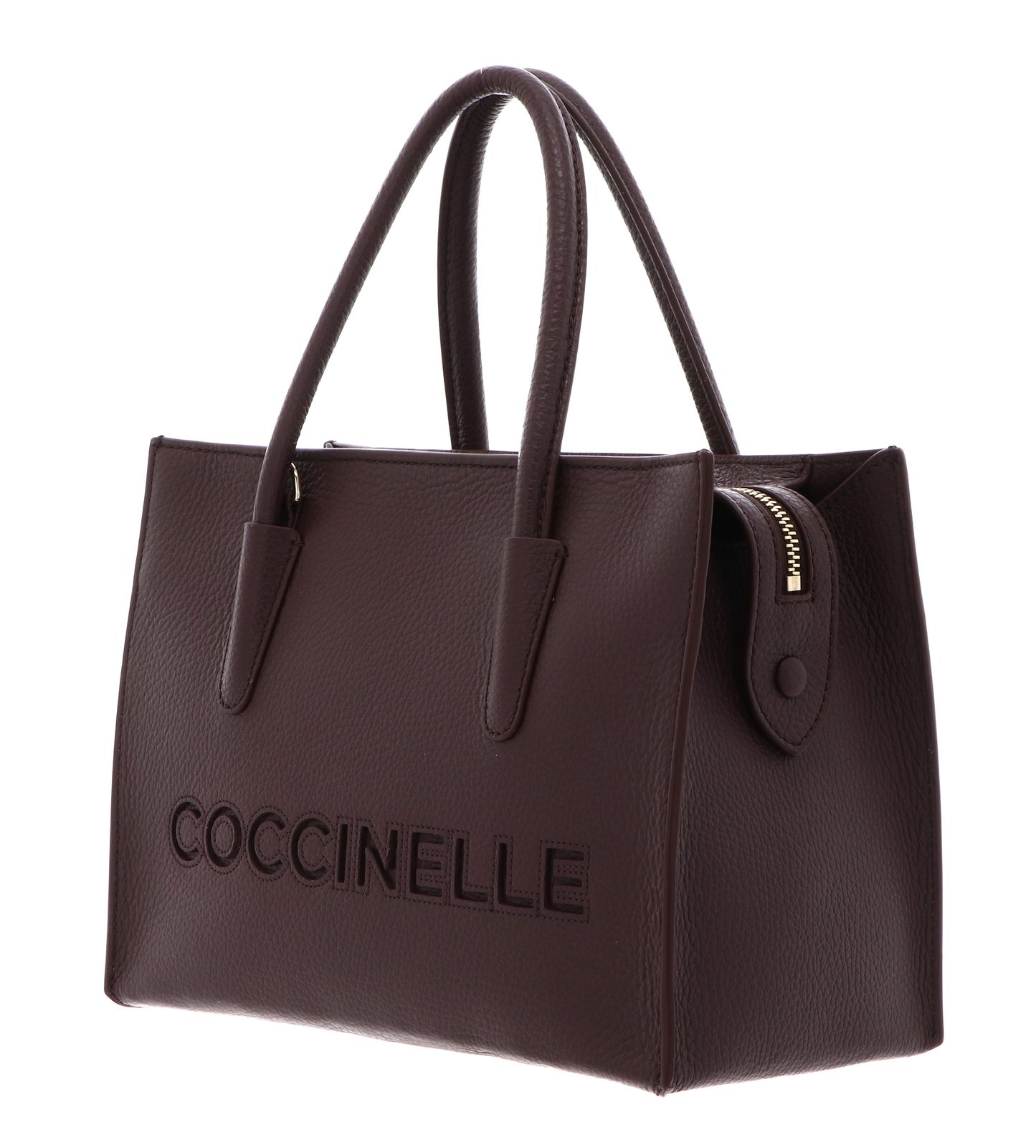 COCCINELLE Myrtha26 Handbag Grained Leather Berry COCCINELLE Myrtha26 Handbag Grained Leather Berry