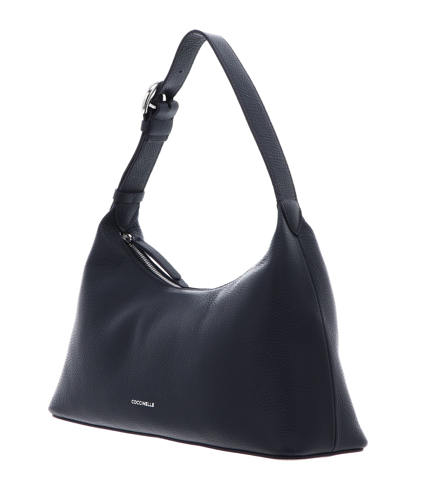 COCCINELLE Fern Handbag Grained Leather Midnight Blue COCCINELLE Fern Handbag Grained Leather Midnight Blue