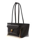 COCCINELLE Double Beat Grained Leather Handbag Fango COCCINELLE Double Beat Grained Leather Handbag Fango