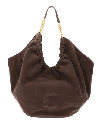 COCCINELLE Smash Handbag Suede Leather / Smooth Leather Warm Ta / Warm Ta