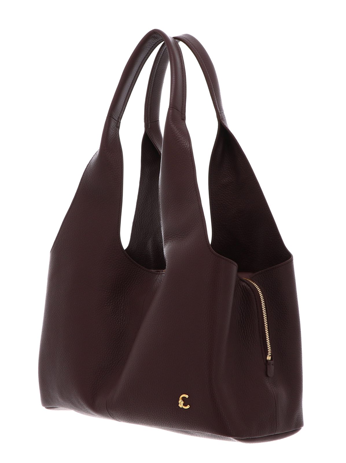 COCCINELLE Nell Handbag Grained Leather Berry COCCINELLE Nell Handbag Grained Leather Berry