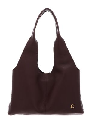 COCCINELLE Nell Handbag Grained Leather Berry COCCINELLE Nell Handbag Grained Leather Berry