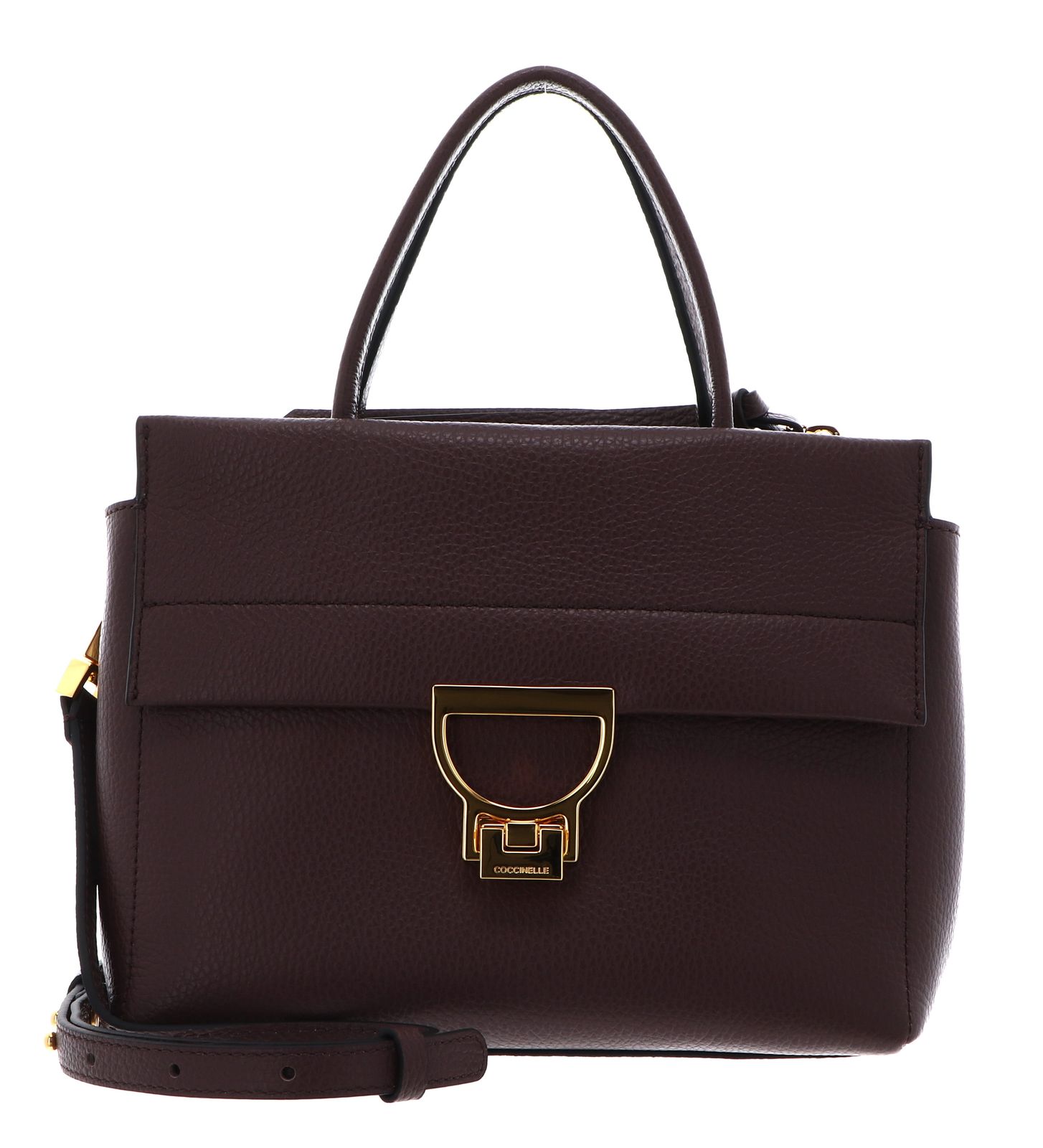 COCCINELLE Arlettis Handbag Grained Leather Berry