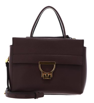 COCCINELLE Arlettis Handbag Grained Leather Berry