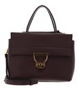 COCCINELLE Arlettis Handbag Grained Leather Berry COCCINELLE Arlettis Handbag Grained Leather Berry