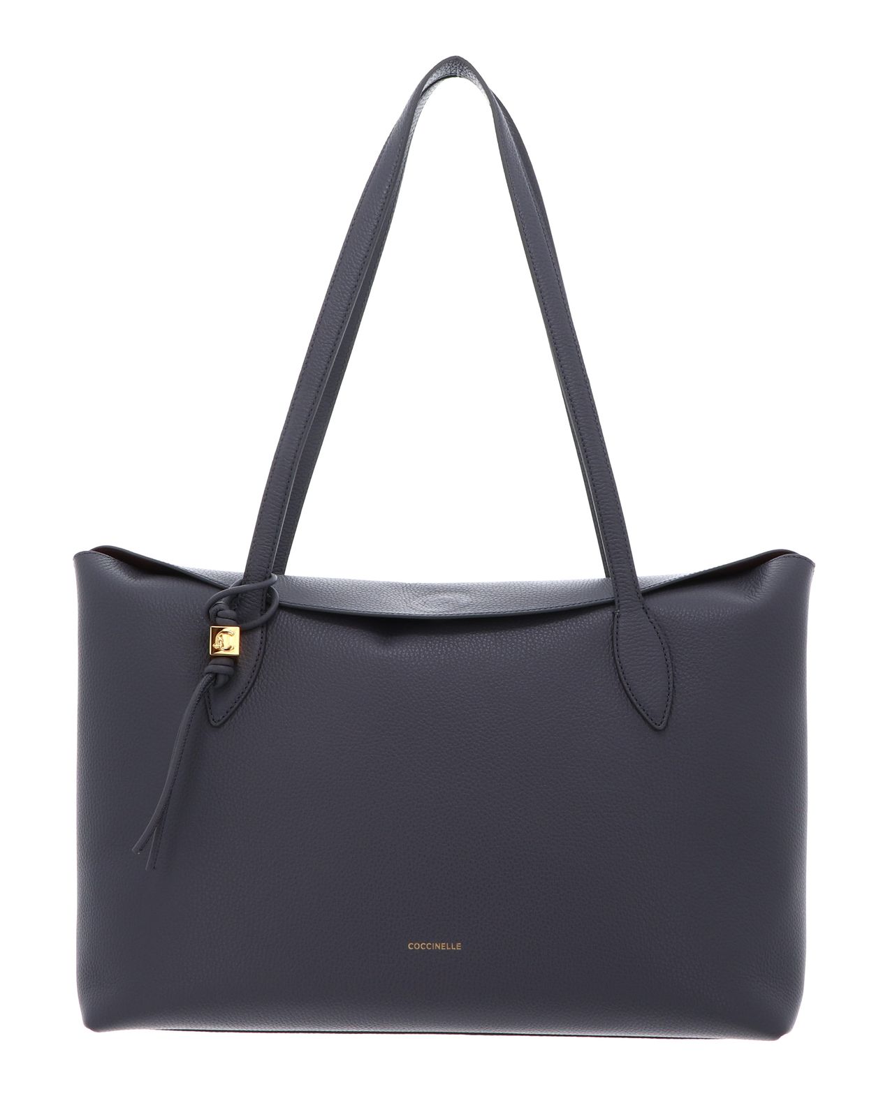 COCCINELLE Thess Handbag Grained Leather Stove
