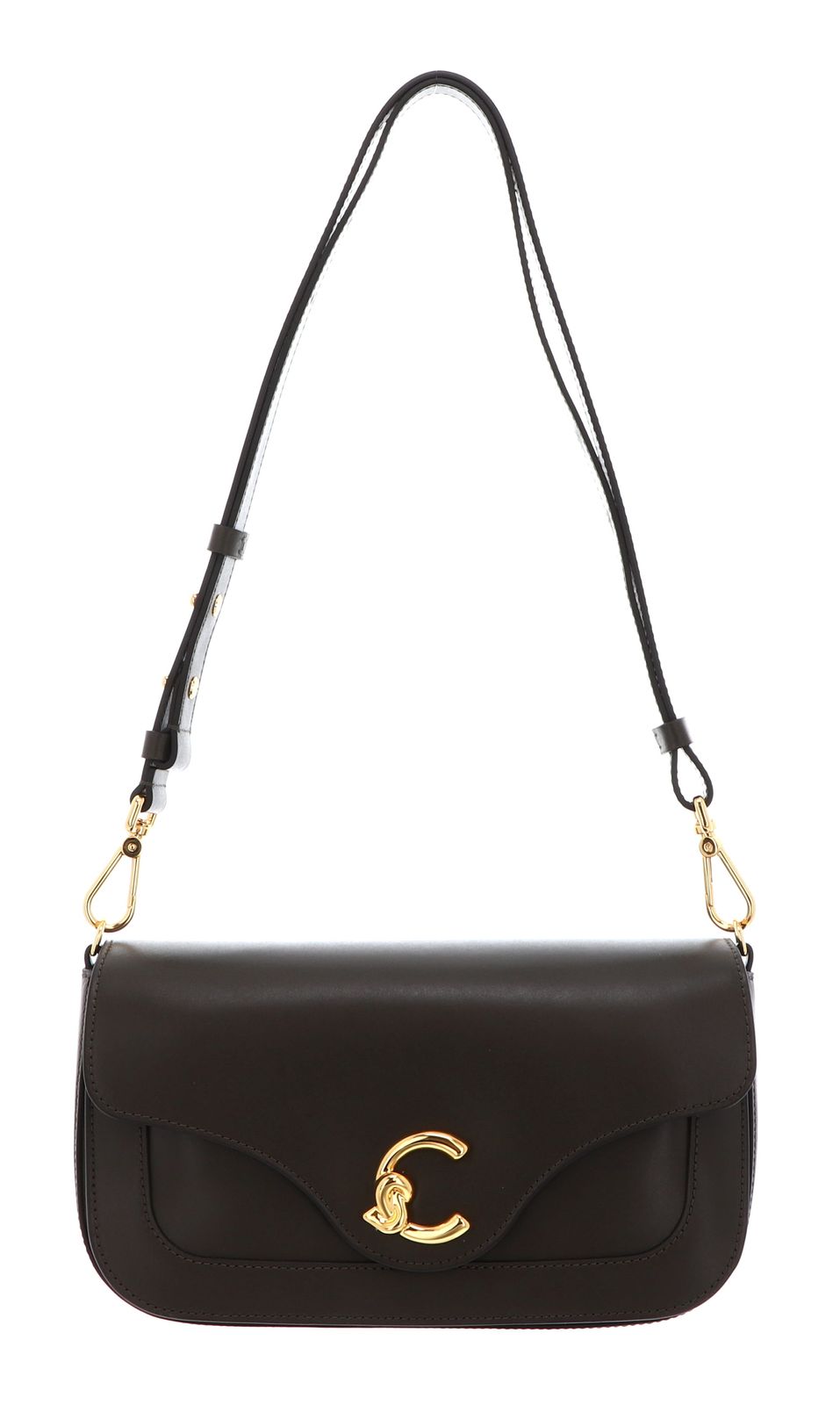 COCCINELLE C-Me Calf Smooth Leather Handbag Fango