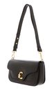 COCCINELLE C-Me Calf Smooth Leather Handbag Fango COCCINELLE C-Me Calf Smooth Leather Handbag Fango
