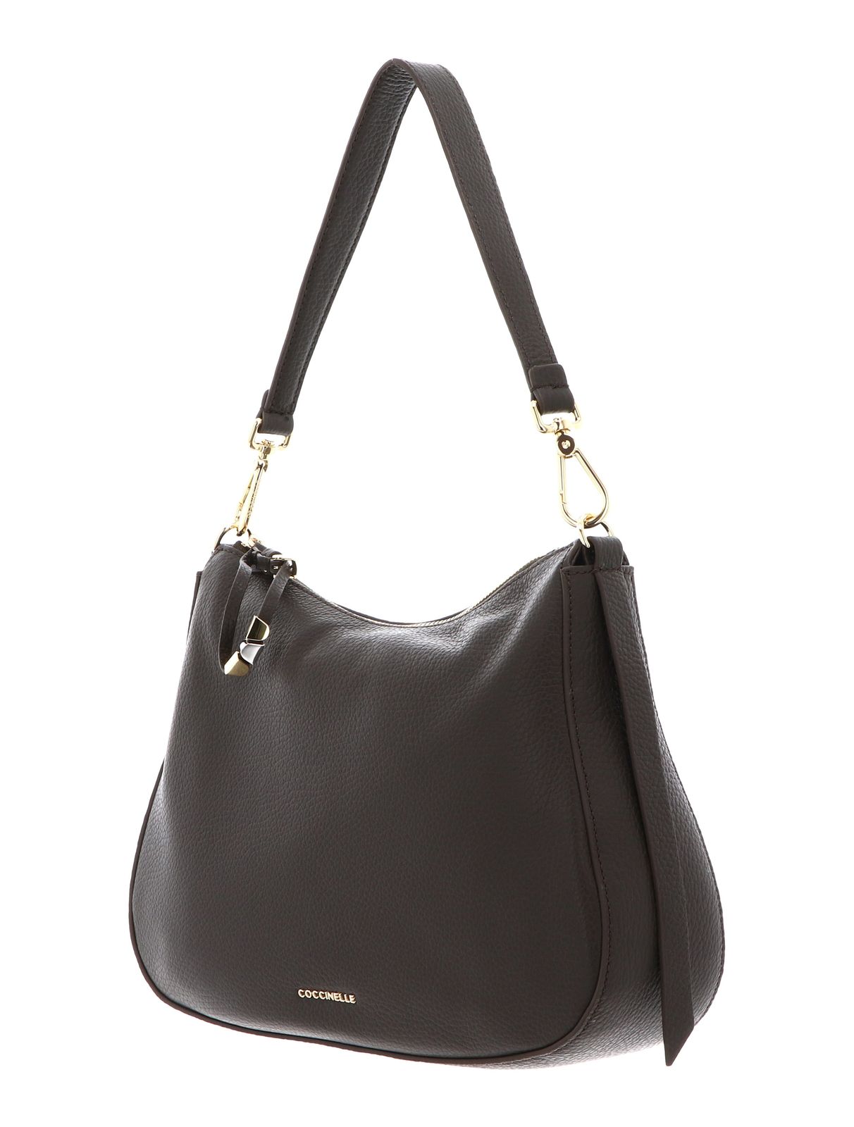 COCCINELLE Nory Handbag Grained Leather Fango COCCINELLE Nory Handbag Grained Leather Fango