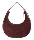 COCCINELLE Whisper Mini Bag Suede Leather / Grained Leather Berry COCCINELLE Whisper Mini Bag Suede Leather / Grained Leather Berry