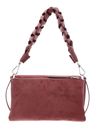 COCCINELLE Boheme Shoulder Bag Suede Leather / Grained Lea. Wint. Rose / W. Ros COCCINELLE Boheme Shoulder Bag Suede Leather / Grained Lea. Wint. Rose / W. Ros