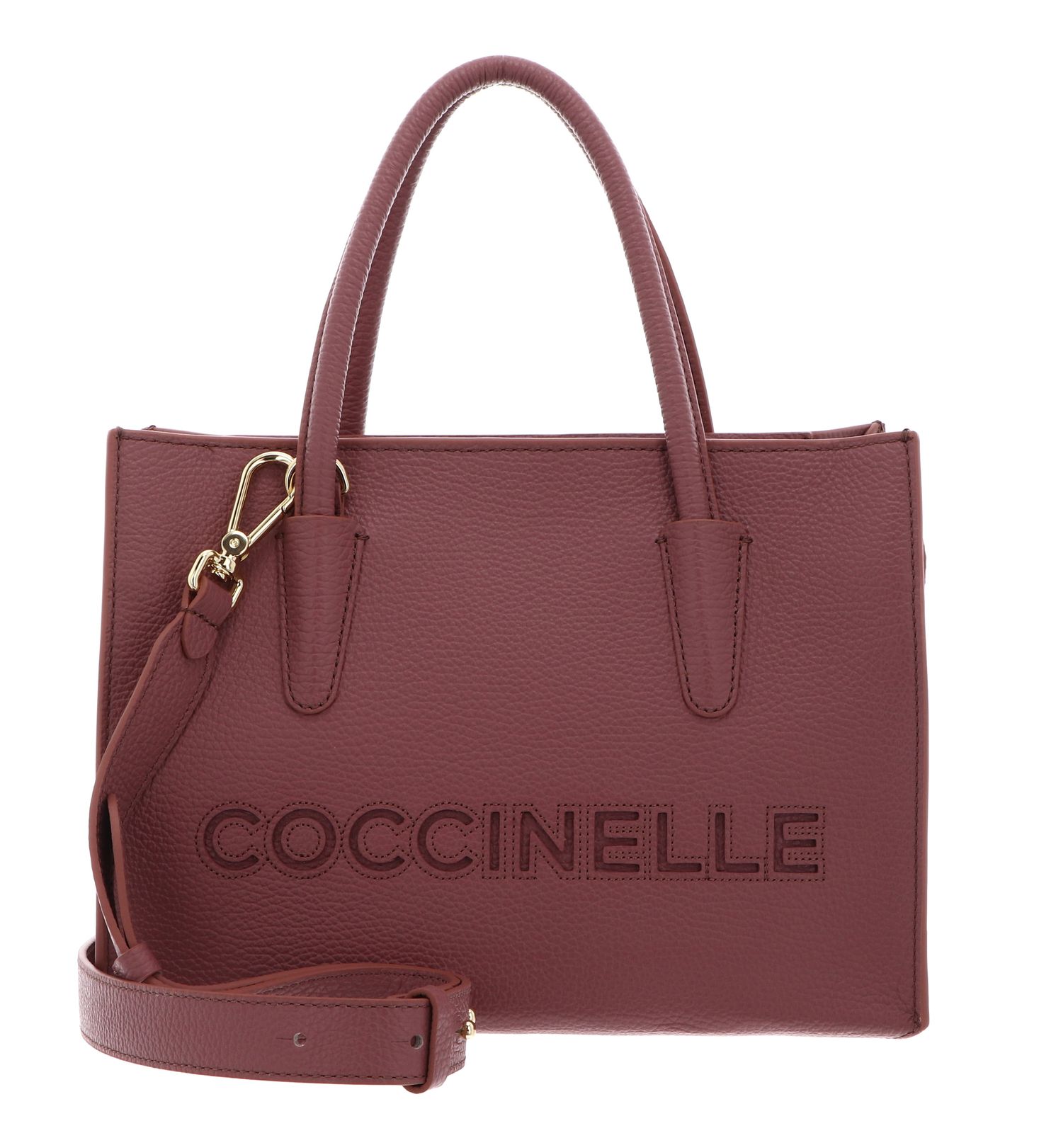 COCCINELLE Myrtha26 Handbag Grained Leather Winter Rose