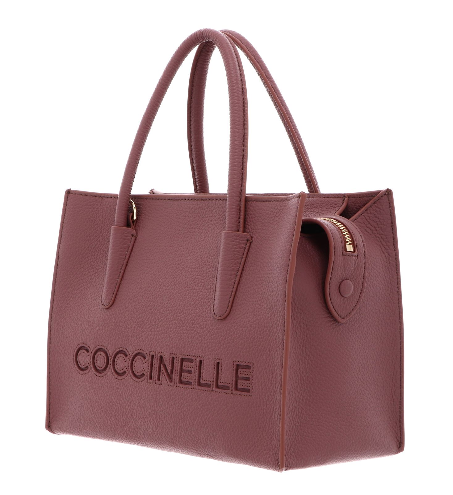 COCCINELLE Myrtha26 Handbag Grained Leather Winter Rose COCCINELLE Myrtha26 Handbag Grained Leather Winter Rose