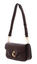 COCCINELLE C-Me Calf Smooth Leather Handbag Berry COCCINELLE C-Me Calf Smooth Leather Handbag Berry