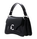 COCCINELLE C-Me Glazed Handbag Glazed Le. / Calf Smooth Le. Noir / Noir COCCINELLE C-Me Glazed Handbag Glazed Le. / Calf Smooth Le. Noir / Noir
