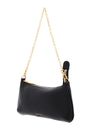 COCCINELLE C-Me Chain Mini Bag Grained Leather Noir COCCINELLE C-Me Chain Mini Bag Grained Leather Noir